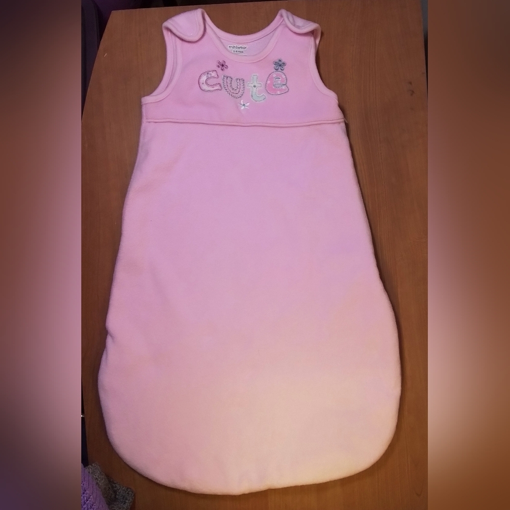 Pink Miniwear Girl's Sleep Sack (3 to 6 M)